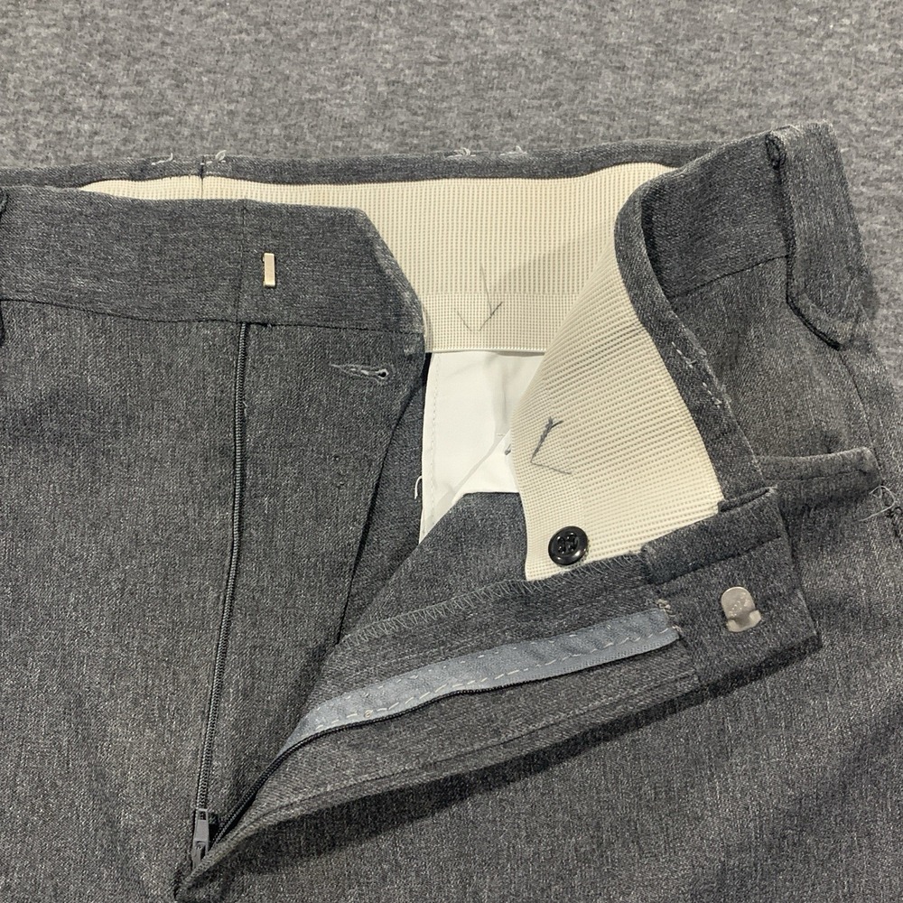 Vtg Mesquite Western Wear Men's Pants in Gray Made In USA - Size 34x31 ACTUAL - Picture 4 of 12